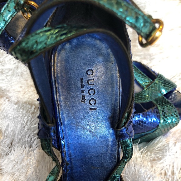 Gucci Python Platforms - Picture 4 of 4
